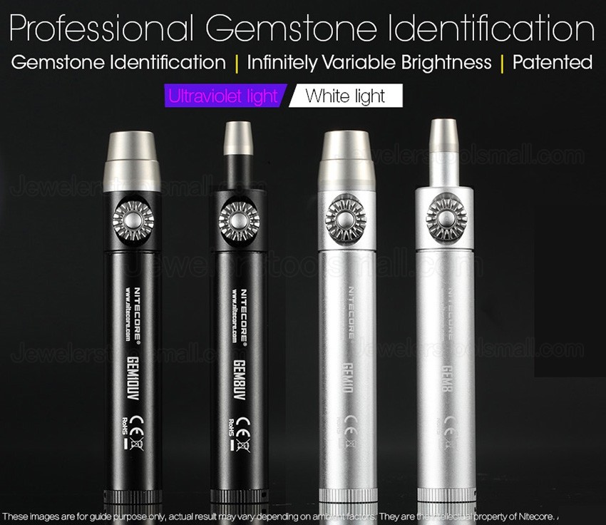 Nitecore GEM8 Professional Gemstone Identification Flashlight with Adjustable Brightness